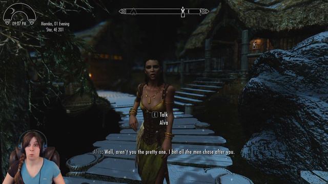 Let's Play Skyrim Blind Ep. 73 - Working for a Home in Morthal - Burned House смотреть онлайн