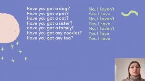 Вопрос и краткий ответ с have got/has got