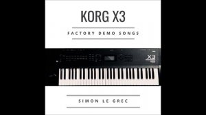 Korg X3 - Factory Demo Songs