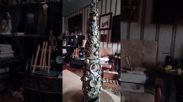 новогодний индустриальный лофт DIY или новогодняя ёлка в стиле стимпанк steampunk christmas tree смотреть онлайн