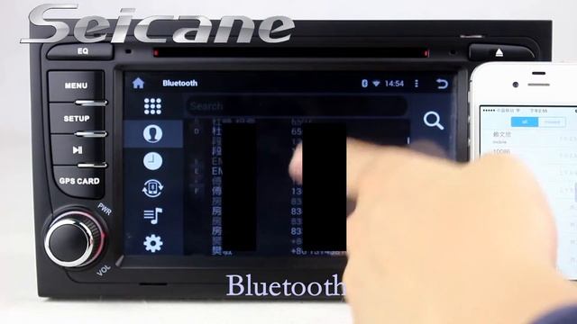 Seicane-HD 1024*600 Multi-touch Screen for 2002-2008 Audi A4 with Radio Tuner 3G WIFI mirror lin смотреть онлайн