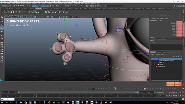 CGI & VFX Breakdowns: "The Food Thief RIGG - Technical Breakdown" - by Mindbender Animation Studio смотреть онлайн