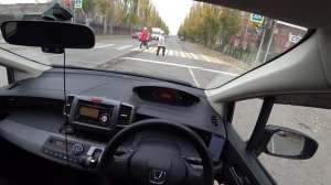 ЕДУ НА Honda Freed - ВИД ОТ ПЕРВОГО ЛИЦА