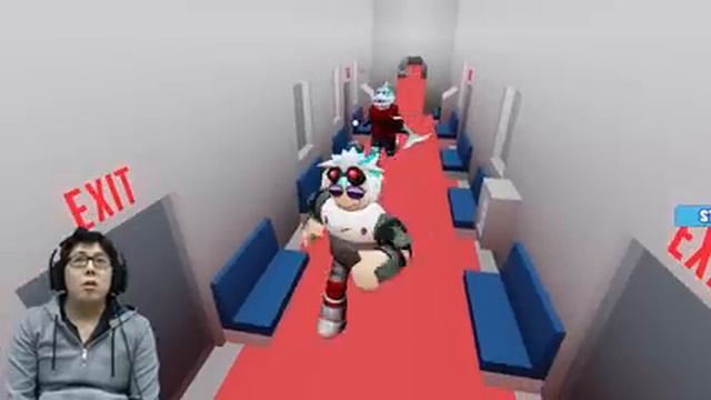 RYAN'S DADDY ESCAPES THE SCARY TRAIN IN ROBLOX! Let's Play Roblox Train Story with Big Gil смотреть онлайн