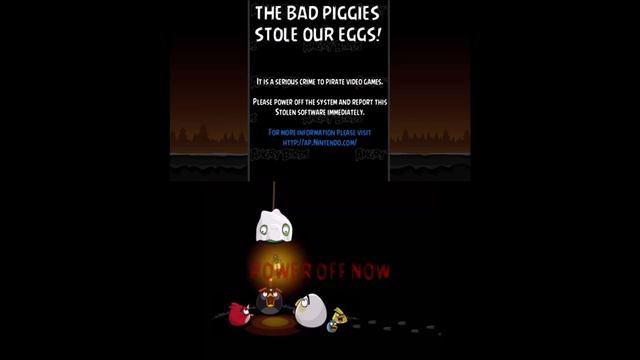 Angry Birds Trilogy 3DS Anti Piracy Screen смотреть онлайн