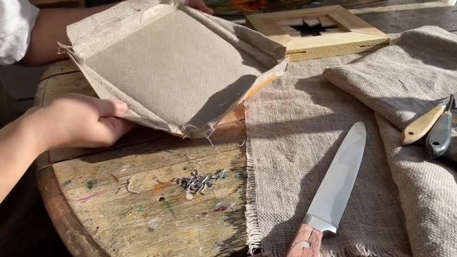 Как перевозить картину в тубусе / Краш-тест масляной живописи на изгиб / Художник Анна Гуречкина смотреть онлайн