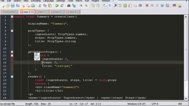 Проверка свойств propTypes и свойства по умолчанию defaultProps в React. Шаг #16 смотреть онлайн