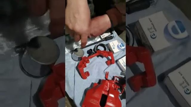 Обзор запчастей и роботы для ремонта передних суппортов Audi 100 c4 2.8 Quattro смотреть онлайн