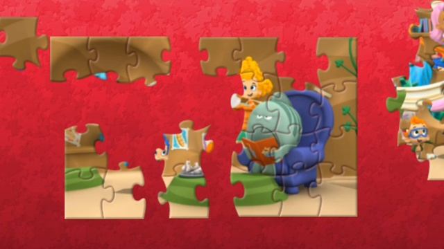 Bubble Guppies Mr. Grumpfish ordering Food Jigsaw Puzzle Game For Kids Rompecabezas смотреть онлайн