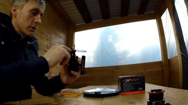 Моя новая катушка на фидер. Brain Axent.