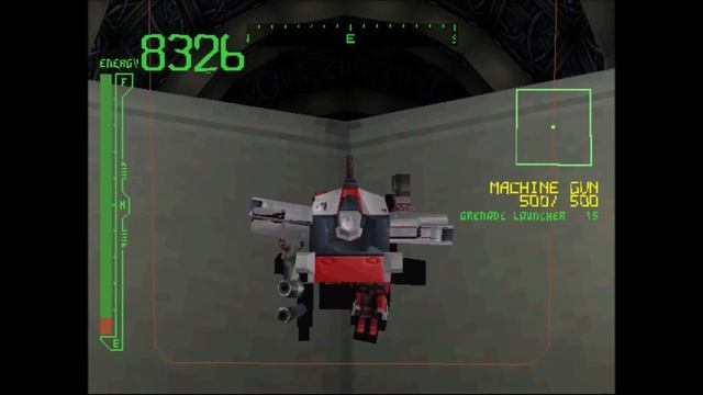 Armored Core 1 Destroy Floating Mines Final Mission No H+ Mid Biped Green Blade