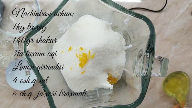 Har Qanday Vaziyatda O'xshab Chiquvchi Mazali Tamga Ega Tvorgli Pirog.