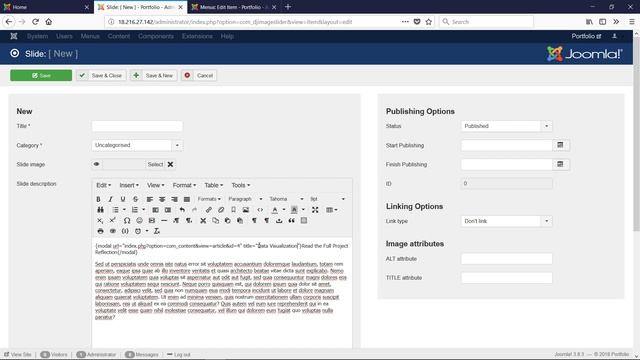 Learn Joomla 3.8+ : 7 : Components and Modules смотреть онлайн