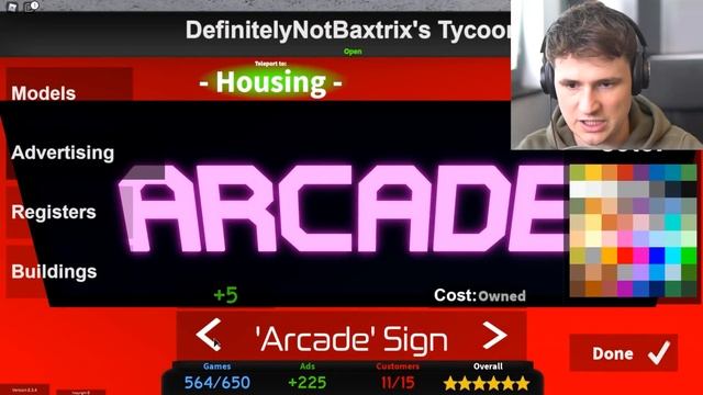 MAX LEVEL GAMING CONSOLE UNLOCKED? // Roblox Game Store Tycoon смотреть онлайн