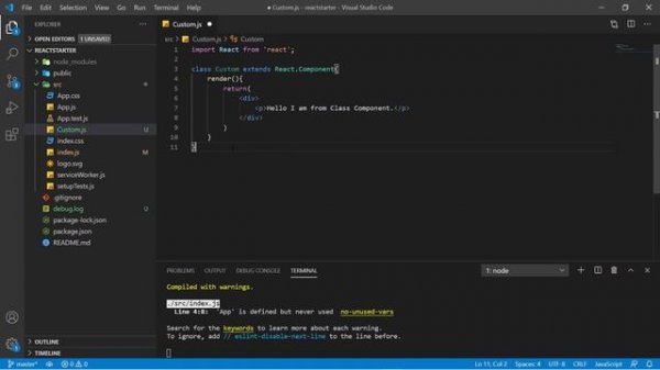 Create Component in React | Reactjs tutorial part 5