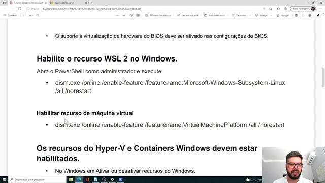 Como instalar o Docker no Windows 10 - SOLUÇÃO COMPLETA смотреть онлайн