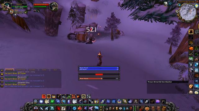 Farming in Winterspring - Frostfire Hot Springs 17 - Wow Classic, Nightelf Hunter, with Chill Music смотреть онлайн