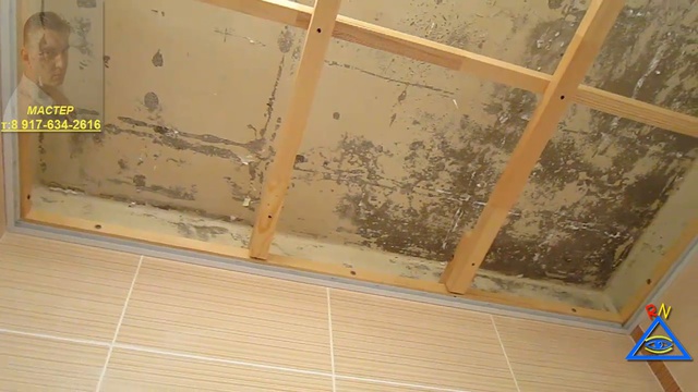 Монтаж потолка в ванной комнате пвх панелями смотреть онлайн