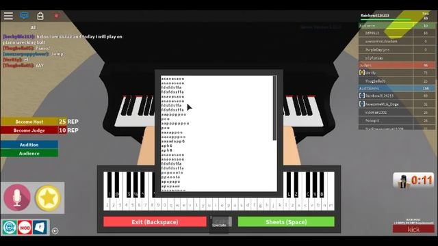 Roblox Got talent! | Heathens on Piano :D | NOTES IN DESC смотреть онлайн