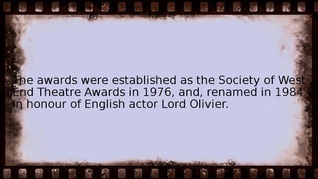 Laurence Olivier Award For Most Promising Performer  Wikipedia