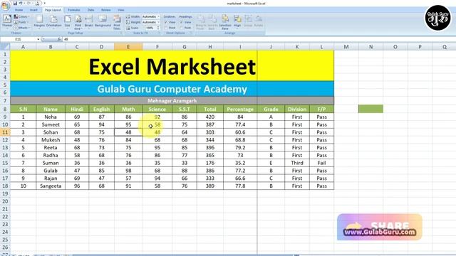MS excel Part-9 | Excel page layout tab in hindi | Excel tutorial for beginners | Excel Tutorial смотреть онлайн
