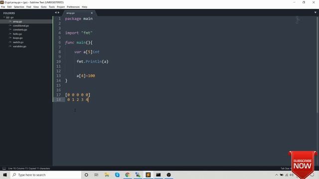 Go programming language Tutorial (Hindi) | Array смотреть онлайн