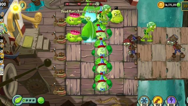 PVZ2 - Dead Man's Booty Endless Zone Level 16-20 : Zoybean Pod #gaming #trending #gameplay #pvz2 смотреть онлайн