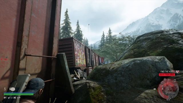 DAYS GONE DEATH TRAIN HORDE STEALTH KILL смотреть онлайн