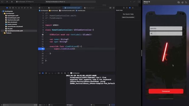 Enviar datos de un controlador a otro con Swift - Property injection смотреть онлайн
