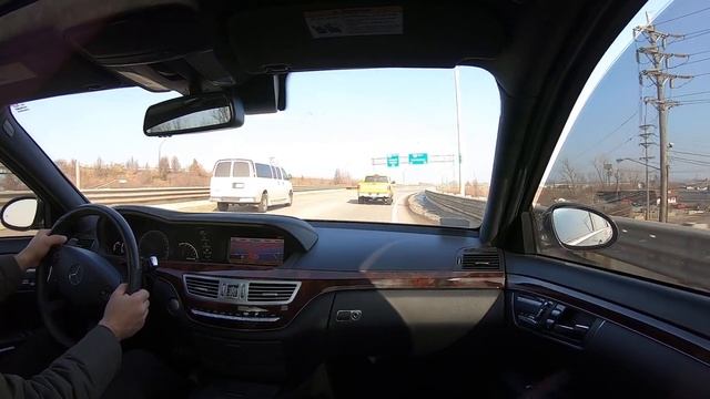 2009 MERCEDES BENZ S63 AMG MONSTER V8 DRIVING VIDEO WITH MICROPHONE MOUNTED IN REAR BETWEEN MUFFLER смотреть онлайн