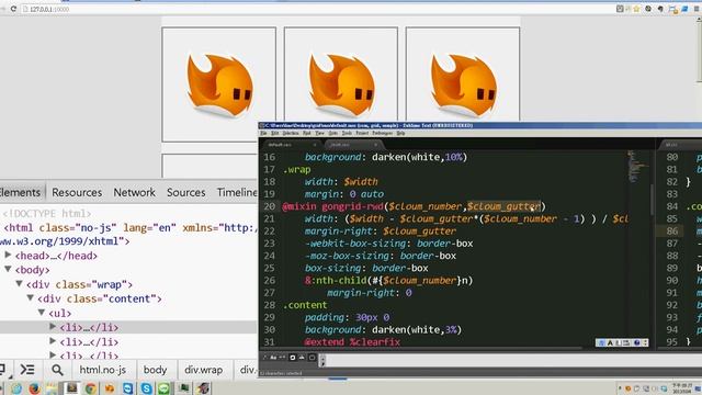 @Mixin與Sass運算建立Grid System смотреть онлайн
