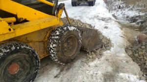 мксм 800, камаз 55111 (подготовка участка ,въездная группа