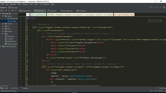 Singleton Pattern - CRUD Select смотреть онлайн