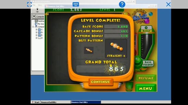 Game Bounce Out Blitz, Exagear Windows Emulator Android/Offline. (Mini Game PC) смотреть онлайн