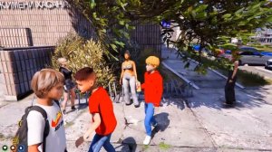 ЗЛОЙ ОТЕЦ СЕРЕГИ ПРЕСЛЕДУЕТ ШКОЛЬНИКОВ НА ОПЕРСКИХ МАШИНАХ! ПОГОНЯ ОТ BMW X5M! ШКОЛЬНЫЕ БУДНИ ГТА 5