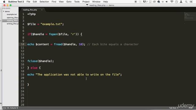077 Reading files PHP Full Course 2021 смотреть онлайн
