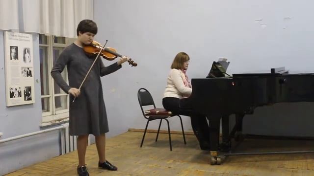 Люба Мартенсон исполняет пьесу "Сицилиана и Ригодон" Ф. Крейслера смотреть онлайн