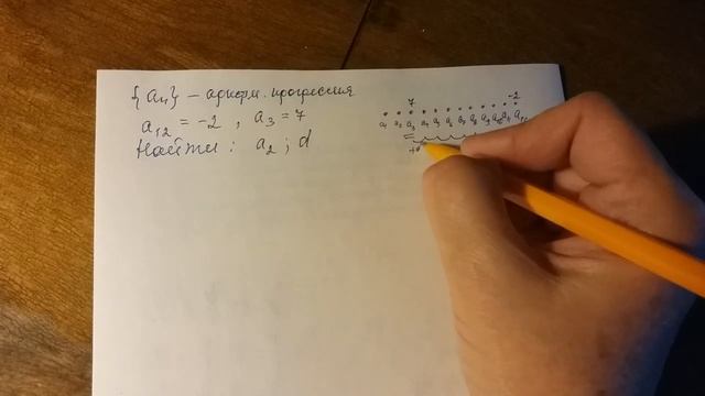 Алгебра 9 класс. Понятие арифметической прогрессии. смотреть онлайн