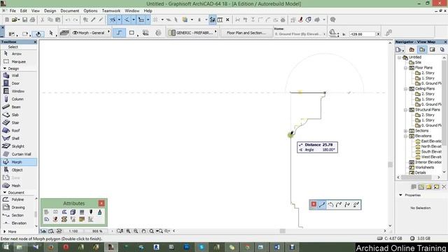 Part 1 - Foot Of The Column - ArchiCAD 18 Tutorial 2015 A To Z (Full HD)
