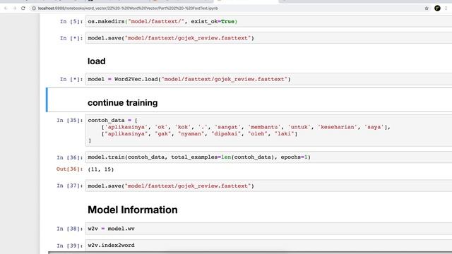 WV9 | Alternatif dari Word2Vec - Facebook FastText | Word Vector untuk NLP смотреть онлайн
