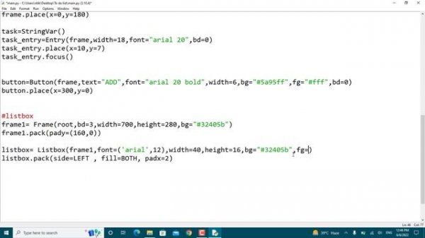 Build a To-Do List App with Python | GUI Tkinter Project