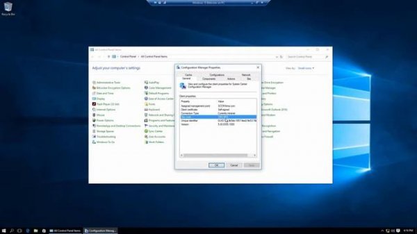 Установка клиента System Center Configuration Manager Current Branch 720p
