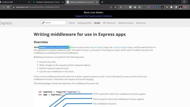 MERN Stack Tutorial | #10 - Middleware смотреть онлайн