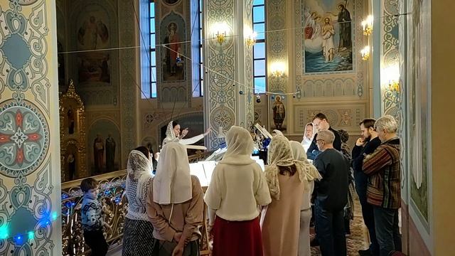 На стиховне стихиры праздника, гласы: 2-й, 3-й, 4-й. Регент Екатерина Артюхова. смотреть онлайн