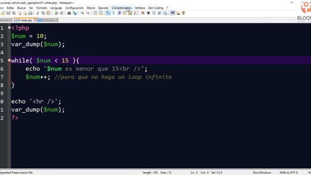 Curso BackEnd U1·23 - Estructuras iterativas Do y While - PHP смотреть онлайн