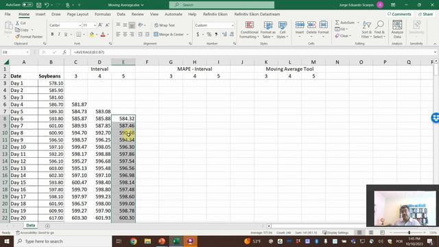 Forecasting Techniques – Moving Average смотреть онлайн