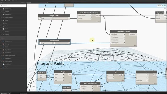 Dome structure in Dynamo for Revit смотреть онлайн