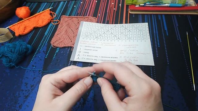 Изящный и легкий узор для палантина /и не только/ смотреть онлайн