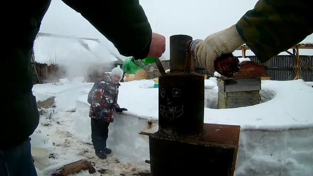 Паровая воскотопка эконом вариант. Из подручных материалов. смотреть онлайн