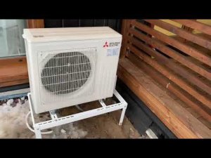 Установка кондиционера в загородном доме | Пример монтажа кондиционера Mitsubishi Electric